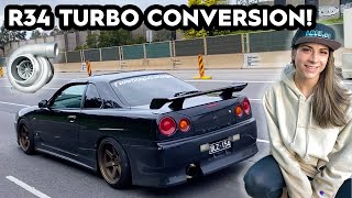 TARAS R34 TURBO CONVERSION RB25DET [upl. by Pazit]