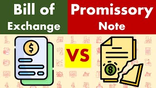 Differences between Bill of Exchange and Promissory Note [upl. by Yirinec]