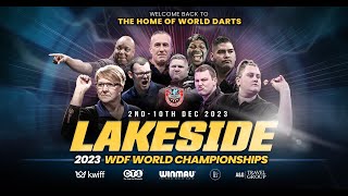 2023 WDF World Darts Championship LIVE Score UPDATE Today Semi Finals Matches Dec 09 2023 [upl. by Didi489]