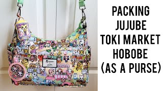 Packing my Jujube Toki Market Hobobe as a mom purse I Out without kids [upl. by Lleral331]