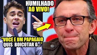 TRETA NIKOLAS FERREIRA HUMILHA NETO APÓS APRESENTADOR FAZER AMEAÇA AO VIVO [upl. by Medor221]