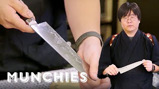 How to Sharpen a Knife with a Japanese Master Sharpener [upl. by Somisareg147]