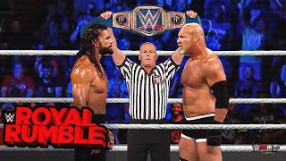 FULL MATCH  Roman Reigns vs Goldberg  Universal Title Match Jan 14 2022 [upl. by Sine]