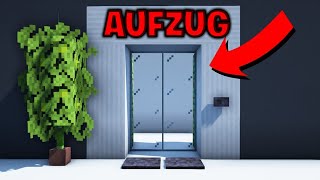 Minecraft Aufzug bauen einfach 120  Minecraft Fahrstuhl bauen Tutorial 120 [upl. by Nahtannoj360]