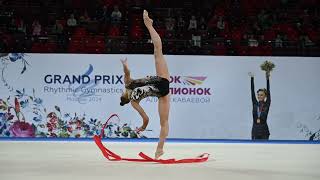 Vladislava Nikolaenko Ribbon Grand Prix Moscow 2024 EF [upl. by Anirtac]