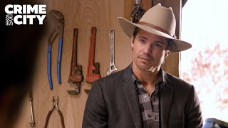 Raylan quotYou Have a Gun in Your Handquot  Justified Timothy Olyphant [upl. by Suivat]