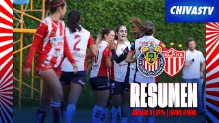 RESUMEN Y GOLES Chivas Femenil 31 Necaxa  Jornada 9 Apertura 2024 [upl. by Corron886]