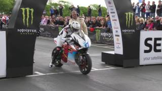 John McGuinness Isle of Man TT Win 21  2014 TT Zero Race [upl. by Deonne]