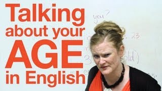 Speaking English  Talking about your age [upl. by Couhp]