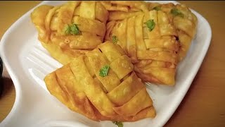 Chicken Samosa Recipe  Crispy Snack Recipe  Crispy Chicken samosa  Samosa [upl. by Pape]