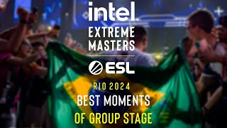 IEM RIO 2024 BEST MOMENTS  GROUP STAGE  CS2 [upl. by Hamrnand393]