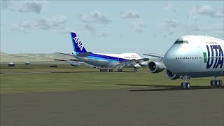 FSX  B747200300  CF650 engine sounds  xviews [upl. by Stiruc887]