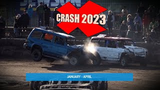 Banger Racing Crashes 2023 January to April Impact Videos [upl. by Pik817]