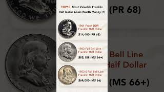 Most Valuable Franklin Half Dollar Coins Worth Money1 coin coincollecting dollar [upl. by Airbmac]