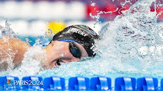 Katie Ledecky CLINCHES Team USA spot with Trials 400m free victory  NBC Sports [upl. by Paff743]