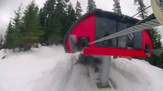 Full Line Ride Icy Strait Point Mountain Top Gondola  Alaska 8MGD CWA Doppelmayr [upl. by Anavoj]