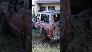 Chevy Blazer with stolen ATM in the back carcrash stolen amazing [upl. by Ashti]