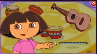 Dora The Explorer 3D  Dora Playing Instruments Game [upl. by Aidualk934]