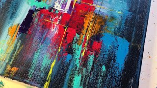 EASY Art For ABSTRACT Acrylic Painting On Canvas [upl. by Smith]