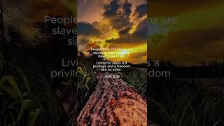 People think that Christians are slaves to their rules but true slavery lies in sin fypyoutube [upl. by Ettenav]