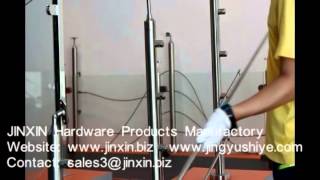 Installation Video For Round Post With Rod Holder from JINXIN [upl. by Aneled932]