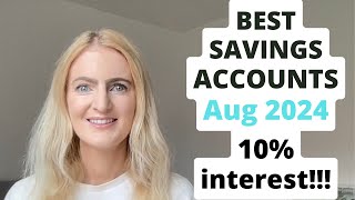 Best Savings Accounts 2024 August Update [upl. by Ocirderf]