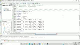 Tutorial 24 Verilog code of 1 to 8 demux using Instantiation concept  Verilog  VLSI [upl. by Aseyt248]