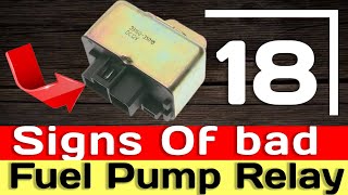 BAD FUEL PUMP RELAY SYMPTOMS [upl. by Ordnas]