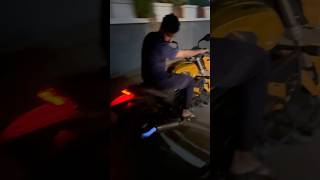 Mahindra Mojo Exhaust Fire 🔥 തീ തീ 😌 shorts mojo mahindra exhaust shortvideo [upl. by Lasky]