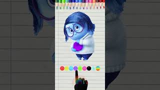 which colour is perfect memory orbs for sadness 😂😮viralvideo insideout2 art shortvideoviral [upl. by Naruq]