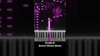 How to play Rush E on piano but its with sheet music part 1 [upl. by Breana]