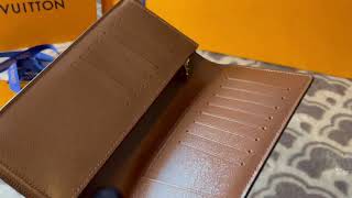 Louis Vuitton Long Wallet Unboxing [upl. by Millman]