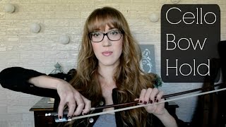 How to Hold the Cello Bow Basics  How To Music  Sarah Joy [upl. by Nitsuga650]