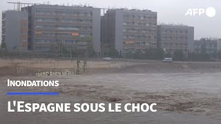 Inondations en Espagne le bilan continue de salourdir  AFP [upl. by Ailelc314]