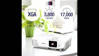 Epson EPSV11HA03020 XGA Projector  comes with advanced 3LCD technology [upl. by Nosyarg717]