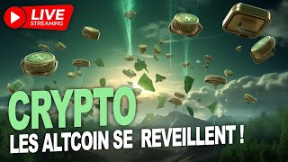 Crypto monnaies  les altcoin 2024 se réveillent  LIVE [upl. by Anirrak]