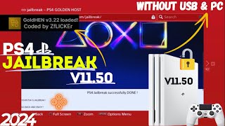 PS4 Jailbreak V1150 latest goldenhen without USB amp PC [upl. by Utham]