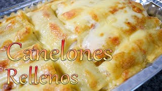 Canelones Rellenos  Cocinando con Yolanda [upl. by Magbie]