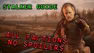 STALKER Factions EXPLAINED Everything new stalkers NEED to know in 20 minutes [upl. by Ruthann]