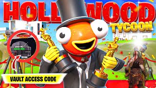 HOLLYWOOD TYCOON Fortnite VAULT ACCESS CODE  Fortnite HOLLYWOOD TYCOON Vault Code [upl. by Letta]