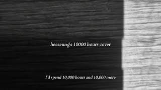 HEESEUNG  10 Thousand Hours Cover 🤍 Original Song by Dan  Shay and Justin Bieber ENHYPEN COVER [upl. by Anelat]