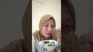 HARI KE 15 TAHU DAN SAYURAN semuaorang mukbang makan dietif fypシ゚viral [upl. by Xineohp]