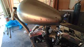 Sportster Bobber Project Update 3 [upl. by Latnahs]