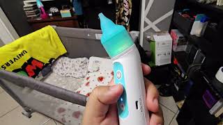 Baby Electric NoseFrida  USB Rechargeable Nasal Aspirator with Different Levels of Suction [upl. by Miriam]