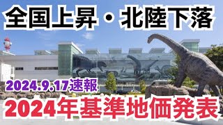 【速報】2024年基準地価が発表！不動産店長 解説します。 [upl. by Yleve]