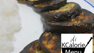 Recette  Aubergine avec peu de lhuile juste pour que ne ça colle pas [upl. by Adrial]