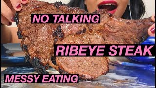 NO TALKING Ribeye Steak ASMR [upl. by Nyleikcaj327]