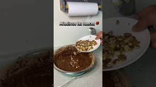 “Brownie De Avena” 😋❤️ cocina cocinafacil fitness cocinafit recetas recetasfaciles brownie [upl. by Harri]