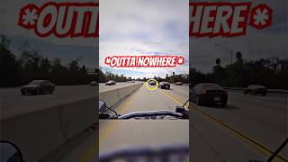 Car Causes Biker To Crash shorts [upl. by Cole]