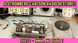 Restoring Stromberg Carlson Solar Powered Transistor Radio  Pt2 Audio [upl. by Nilhtac]